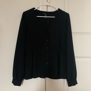 1 state long sleeve blouse